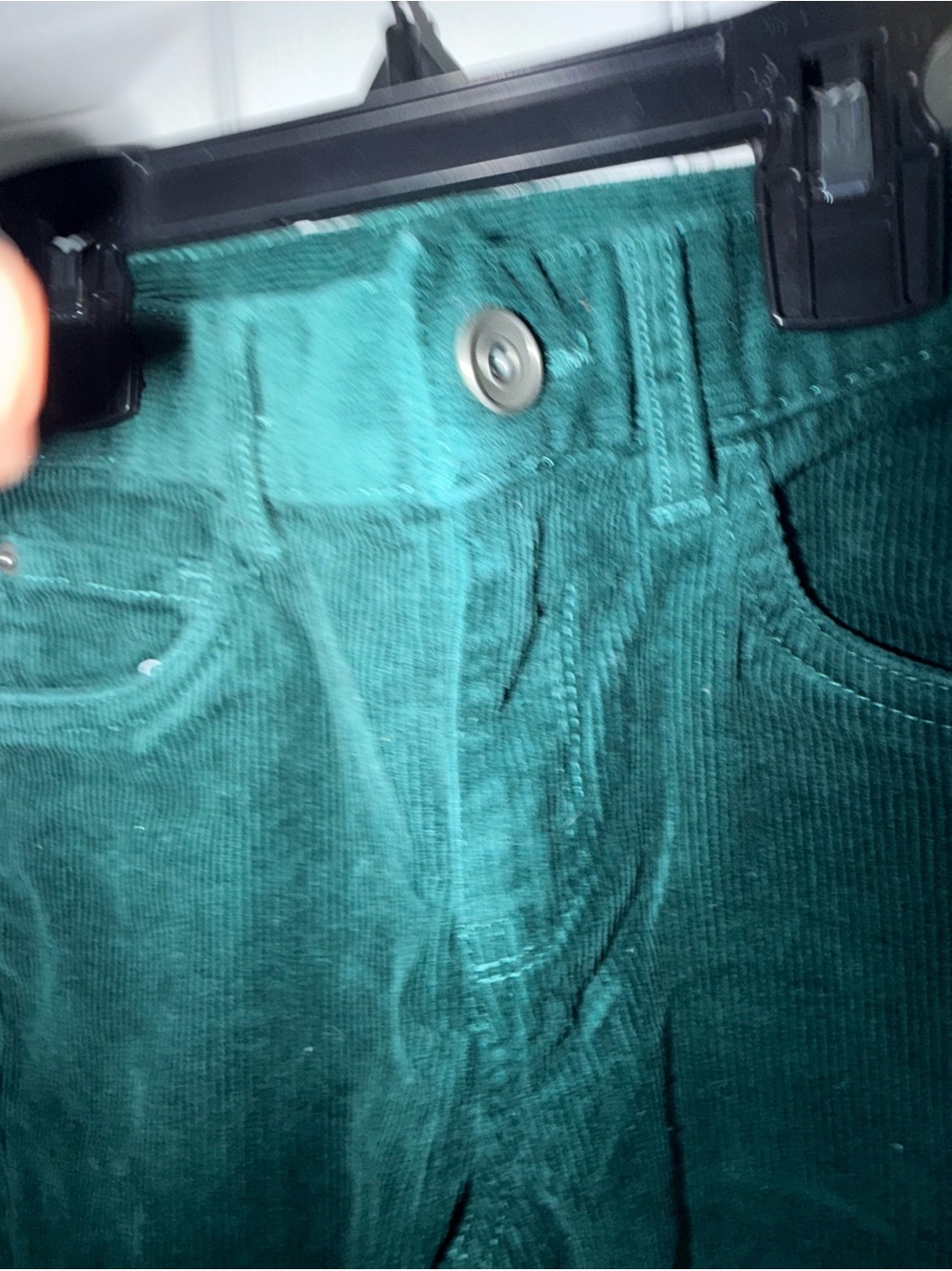 The Children's Place Dark Green Corduroy Kids Pants perfect for Christmas pictur